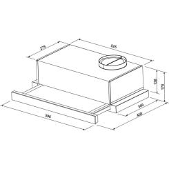 Вытяжка кухонная GRANADO Telde 602-450 black Фото 8