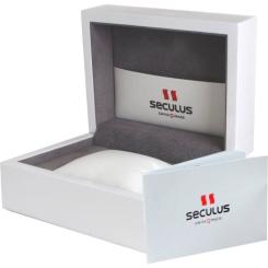 Наручные часы Seculus 1667.2.1069 white, pvd-r cz stones, white leather Фото 1