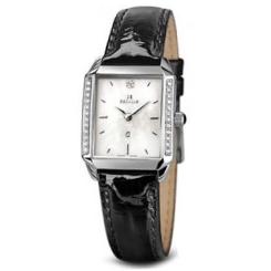 Наручные часы Seculus 1676.2.762 mop, ss swarovski stones, black leather Фото