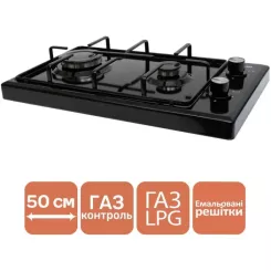 Настольная плита Ventolux HGT 620 ES (BK) Фото 2