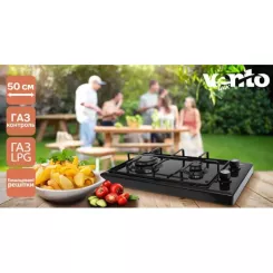 Настольная плита Ventolux HGT 620 ES (BK) Фото 7