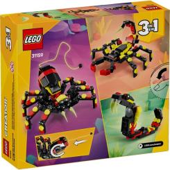 Конструктор LEGO Creator Дикі тварини: Дивовижний павук Фото 10