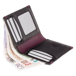 Кошелек Visconti AP60 Thun Black Burgundy Фото 3