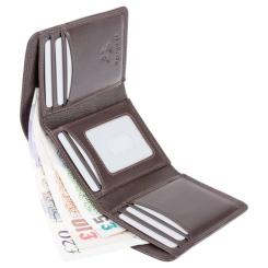 Кошелек Visconti HT18 Compton c RFID Chocolate Фото 3