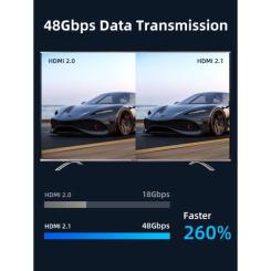 Кабель мультимедийный Cabletime HDMI M to HDMI M 3.0m V2.1 Фото 3