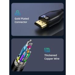 Кабель мультимедийный Cabletime HDMI M to HDMI M 3.0m V2.1 Фото 5