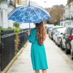 Зонт Fulton Diamond L850-040140 Princess - Navy Rose Фото 3