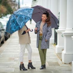 Зонт Fulton Diamond L850-040140 Princess - Navy Rose Фото 5