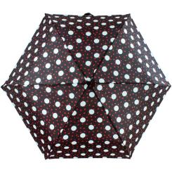 Зонт Fulton Lulu Guinness Minilite-2 L869 Polka Lips Фото 1