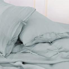 Постельное белье MirSon Лен Natural Linen Caspian 110x140 Фото 3