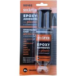 Автомобильный клей SHAFER прозор.+прозор. 30г Фото
