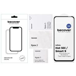 Стекло защитное BeCover Infinix Hot 50i (X6531) 10D Black Фото 2