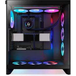Корпус для ПК NZXT H7 Flow RGB All Black Фото 5