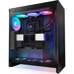 Корпус для ПК NZXT H7 Flow RGB All Black Фото 8
