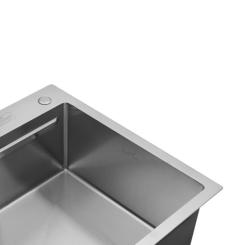 Мойка кухонная Kroner KRPGeburstet-6350HM Фото 4