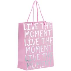 Подарочный пакет Axent бумажный Live the moment 18х24 см Фото