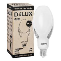 Лампочка Delux OLIVE 100w E40 6000К Фото 1