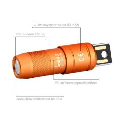 Фонарь Olight Imini 2 Orange Фото 7