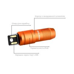 Фонарь Olight Imini 2 Orange Фото 8
