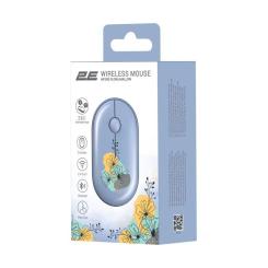 Мышка 2E MF300 FLORAMALLOW Silent Wireless/Bluetooth Blue Фото 5