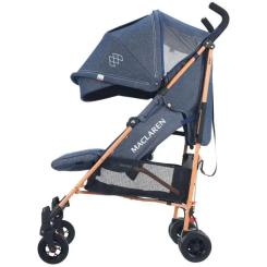 Коляска Maclaren Quest Denim Style Set Indigo, синий джинс Фото 2