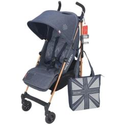 Коляска Maclaren Quest Denim Style Set Indigo, синий джинс Фото 5