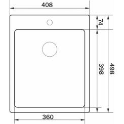 Мойка кухонная GRANADO Pravia S201 black Фото 6