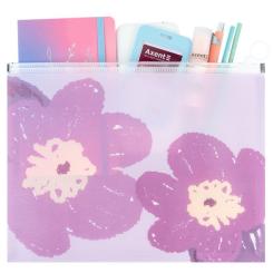Папка на молнии Axent zip-lock А4+ Lavender-4 Фото 2