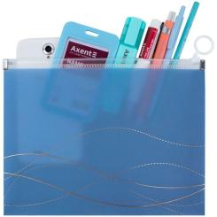 Папка на молнии Axent zip-lock А5 Waves-2 Фото 2