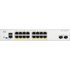 Коммутатор сетевой Cisco C1300-16P-2G Фото