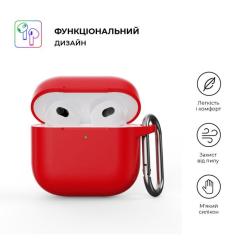 Чехол для наушников Armorstandart Hang Case для Apple AirPods 4 Red Фото 1