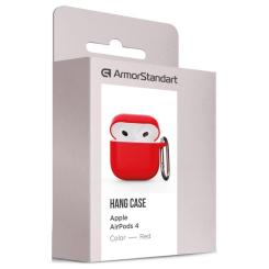 Чехол для наушников Armorstandart Hang Case для Apple AirPods 4 Red Фото 2