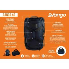 Сумка дорожная Vango Cargo 40 Moonlit Ocean (RUUCARGO0000004) Фото 7