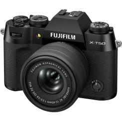 Цифровой фотоаппарат Fujifilm X-T50 + XC 15-45mm F3.5-5.6 Kit Black Фото