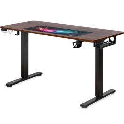 Компьютерный стол Mealux PowerDesk Duo Walnut Фото