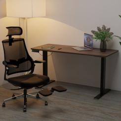 Компьютерный стол Mealux PowerDesk Duo Walnut Фото 5