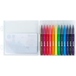 Фломастеры Kite Creative кисточки 12 цветов Фото 2