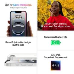 Мобильный телефон Apple iPhone 16e 512GB Black Фото 6
