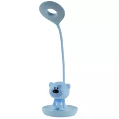 Настольная лампа Kite Bear LED с аккумулятором, синий Фото 1