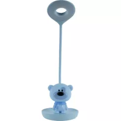 Настольная лампа Kite Bear LED с аккумулятором, синий Фото 2