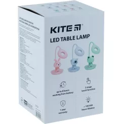 Настольная лампа Kite Bear LED с аккумулятором, синий Фото 3