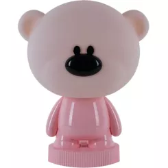 Ночник Kite Світильник LED з акумулятором Bear, рожевий Фото 1