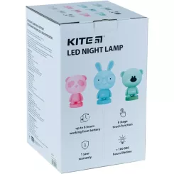 Ночник Kite Світильник LED з акумулятором Bear, рожевий Фото 2