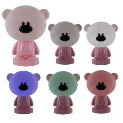 Ночник Kite Світильник LED з акумулятором Bear, рожевий Фото 3