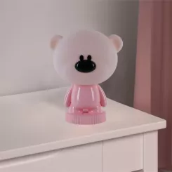 Ночник Kite Світильник LED з акумулятором Bear, рожевий Фото 4