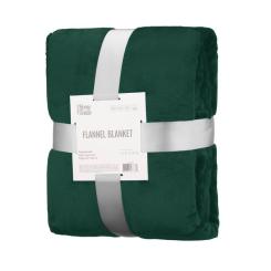 Плед Ardesto Flannel 200х220см, 100% поліестер, смарагдовий Фото