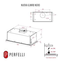 Вытяжка кухонная Perfelli NUOVA 6JWRB NERO Фото 11