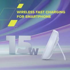 Зарядное устройство Canyon wireless charger WS-105 15W Qi2 White Фото 9