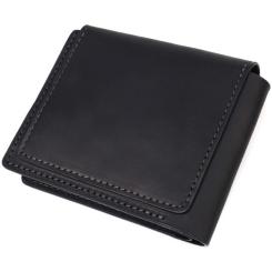 Кошелек Grande Pelle Из натуральной кожи Черный Фото 1