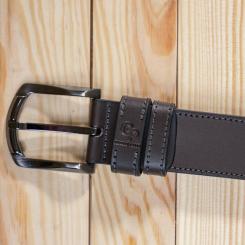 Ремень Grande Pelle Джинсовый Коричневый Фото 7